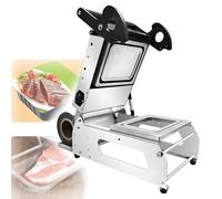 EpyGnom Máquina Selladora de Bandejas de Alimentos Comercial, Selladora Térmica Manual para Envasado al Vacío, Control de Temperatura de 7 a 8 Veces por Minuto, para Envasar Carnes 180 * 130