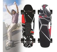 EpyGnom Monopatín Eléctrico Tipo Longboard, Mando a Distancia LCD, 4 Velocidades Ajustables, Monopatín Profesional Todoterreno para Montaña, Alcance de 24 Km, Carga Máxima de 150 Kg B