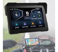 EpyGnom Pantalla Carplay para Motocicleta con Tpms GPS, Cámara de Delantera y Trasera para Motocicleta con Carplay Inalámbrico Y Android Auto, Pantalla Táctil 7 Pulgadas, Bluetooth Dual