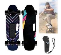 EpyGnom Patineta Eléctrica Profesional, Longboard Todoterreno, Mountainboard con Control Remoto de 4 Velocidades, Autonomía de 15 Km/9,3 Millas, para Desplazamientos Diarios F