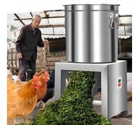 EpyGnom Picadora de Alimentos Eléctrico Comercial, Picador de Verduras Resistente con 4 Cuchillas, Corte Rápido de 1800 RPM, Cortador de Verduras de Acero Inoxidable para Doméstico Agrícola 1200W