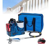 EpyGnom Pistola Pulverizadora de Pintura Inalámbrica Portátil, con Batería de 1200Mah 21V, Pulverizador Sin Aire de Alta Presión con 6 Velocidades Ajustables, para Cobertura Total de 360° 1battery