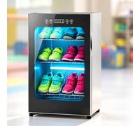 EpyGnom Secador de Zapatos Eléctrico de 400 W con Temporizador de 24 Horas, Ventiladores de Doble Turbina y Almacenamiento de Calzado, Armario de Secado Rápido a 60 °C para Comercial 3Layer