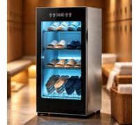 EpyGnom Secador de Zapatos Eléctrico, Secador de Botas de Futbol con Temporizador de 24 Horas, Calentador De Calzado Eléctrico de 400 W, Ventilador de Doble Turbina para Zapatillas y Guantes 4Layer