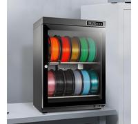 EpyGnom Secador Filamentos Impresora 3D, Armario Deshumidificador con Control de Humedad, 10-12 O 15-21 Bobinas de Filamento, Filament Dryer para Diversos Consumibles de Impresión 3D 2Tier