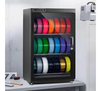 EpyGnom Secador Filamentos Impresora 3D, Armario Deshumidificador con Control de Humedad, 10-12 O 15-21 Bobinas de Filamento, Filament Dryer para Diversos Consumibles de Impresión 3D 3Tier
