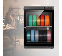EpyGnom Secador Filamentos Impresora 3D con Control de Humedad, Caja De Almacenamiento para Filamento de Impresora 3D, Deshumidificador y Armario para Filamento con Monitor De Humedad 2Tier