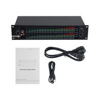 EQ-323 Ecualizador gráfico dual de 31 bandas, ecualizador digital de espectro de control de PC, procesador digital ForDSP para estudio de grabación de escenarios
