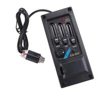 EQ 505 Pastilla de sillín para guitarra acústica preamplificador zurdo de 3 bandas y ecualizador piezoeléctrico Pastilla Acústica