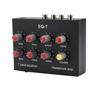 EQ-7 Amplificador De Auriculares De Audio For Automóvil Ecualizador EQ De 7 Bandas Ecualizador De Sonido Digital De 2 Canales