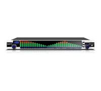 EQ-777 Ecualizador digital EQ reducción de ruido, con pantalla de espectro, 31 bandas para nivel estéreo, indicador de espectro LED, sistema de sonido profesional, equipo de karaoke