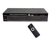 EQ-885 Ecualizador estéreo dual de 20 bandas, controlador de efectos de audio digital, ecualizador de sintonización de ecualizador de alta fidelidad, con Bluetooth, control remoto, reducción de ruido