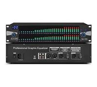 EQ-888 Ecualizador digital profesional dual de 31 bandas, efecto de ajuste de reducción de ruido inteligente de espectro, utilizado para Home K Song/KTV/bar/escenario