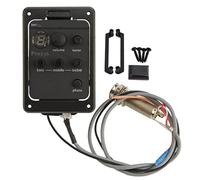 EQ Equalizer Guitar Pickup Acoustic Guitar Pickup Tuner Guitar Preamp Onboard Preamp Pickup Tuner Guitar Tool for Acoustic Guitar Musical Instrument