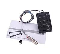 EQ Equalizer Guitar Pickup Acoustic Guitar Pickup Tuner Guitar Preamp Onboard Preamp Pickup Tuner Guitar Tool for Acoustic Guitar Musical Instrument