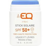 EQ | Protector Solar Facial en Stick SPF50+ - Filtros Minerales - Cara y Zonas Sensibles - Protección UVA UVB muy alta - Resistente al Agua - Azul - 10g