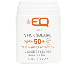 EQ | Protector Solar Facial en Stick SPF50+ - Filtros Minerales - Cara y Zonas Sensibles - Protección UVA UVB muy alta - Resistente al Agua - Blanco - 10g
