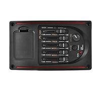 EQ PS-500 Sintonizador Digital Pickup Ecualizador de 5 Bandas para Guitarra Acústica Negro
