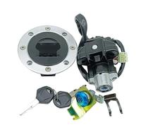 EQAUHYB Interruptor Encendido Compatible con Suzuki para DL650 para V-Strom 2004 2005 2006 2007 2008 2009 2010 2011 Interruptor De Encendido De Motocicleta Bloqueo Tapa De Gas Accesorios Clave
