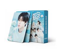 EQFZYXDB 55pcs Stray Kids SK 5Th FanClub Photocards Stay Over The Rain Stray Kids Felix Mini Merch PhotoCards Stray Kids Póster para Stay