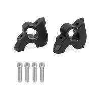 EQJSHL Abrazadera De Manillar Motocicleta Elevada Y Extensible para R1300GS ADV 2023 2024 2025. Adaptador Elevación para Elevador Manillar CNC(Negro)