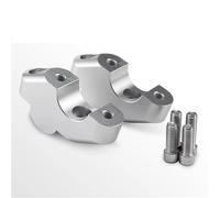 EQJSHL Abrazadera De Manillar Motocicleta Elevada Y Extensible para S1000XR 2019-2023, Accesorios Ajuste Altura del Elevador Elevador Manillar CNC(Plata)