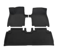 EQJSHL Alfombrillas Antideslizantes El Suelo del Coche para KIA EV6 2022 2023, Juego Completo De Alfombrillas para Los Pies, Revestimiento De Carga(Negro 2)