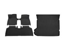 EQJSHL Alfombrillas Antideslizantes El Suelo del Coche para KIA EV6 2022 2023, Juego Completo De Alfombrillas para Los Pies, Revestimiento De Carga(Negro 1)