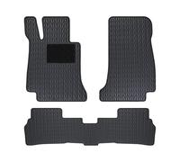 EQJSHL Alfombrillas Antideslizantes para Coche para Benz para Clase E 2017-2024, Juego De Alfombrillas para Panel De Pies(Negro 1)
