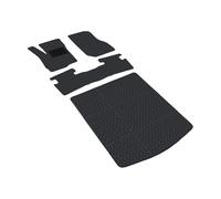 EQJSHL Alfombrillas Antideslizantes para El Suelo del Coche para Mitsubishi para Outlander 2011-2024 Juego Alfombrillas El Maletero Y El Maletero Alfombrillas Antideslizantes(Negro 1)