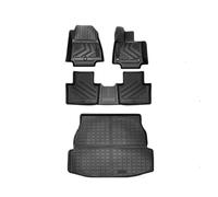 EQJSHL Alfombrillas Antideslizantes para Toyota Rav4 2020-2024, Protector De Respaldo De Maletero(4 Piezas con Volante a la Derecha,Gasolina)