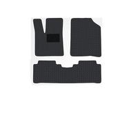 EQJSHL Alfombrillas De Coche para Acura MDX 2014 2015 2016 2017-2020 Juego De Alfombrillas De Cuero Impermeables con Protección para Alfombras Alfombrillas Antideslizantes(Negro 1)