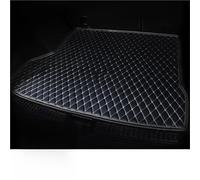 EQJSHL Alfombrillas De Maletero para VW para Golf 8 2021, De Cuero, Impermeables, con Protector De Bandeja De Carga Y Protector De Suelo. Antideslizante(Negro-Beige)