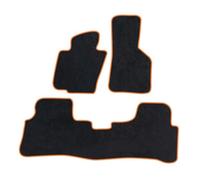 EQJSHL Alfombrillas El Suelo del Coche Antideslizantes para VW para MAGOTAN B7L 3 Piezas 2012-2016 Juego De Alfombras con Moldura De Respaldo(Color 3)