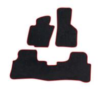 EQJSHL Alfombrillas El Suelo del Coche Antideslizantes para VW para MAGOTAN B7L 3 Piezas 2012-2016 Juego De Alfombras con Moldura De Respaldo(Color 4)