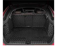 EQJSHL Alfombrillas para Maletero De Coche para MG HS 2018-2024, Protección para El Suelo, Antideslizantes, para La Bandeja De Carga Antideslizante(Beige Negro,X-2)