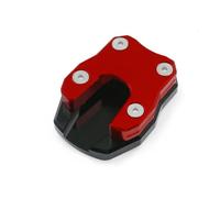 EQJSHL Almohadilla De Soporte Lateral para Placa De Extensión De Motocicleta para PCX125, PCX150, PCX160, Todos Los Años. Motocicleta Soporte Extensión Pie(Rojo 1)