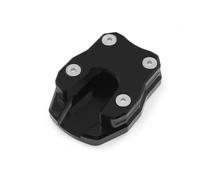 EQJSHL Almohadilla De Soporte Lateral para Placa De Extensión De Motocicleta para PCX125, PCX150, PCX160, Todos Los Años. Motocicleta Soporte Extensión Pie(Negro 1)