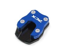 EQJSHL Almohadilla De Soporte Lateral para Placa De Extensión De Motocicleta para PCX125, PCX150, PCX160, Todos Los Años. Motocicleta Soporte Extensión Pie(Azul 2)
