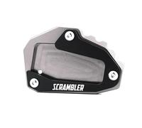 EQJSHL Almohadilla De Soporte para Placa De Motocicleta para Ducati Scrambler Icon Dark Full Throttle Scrambler 1100 800 Desert Sled 2025 Motocicleta Soporte Extensión Pie(Titanio)