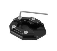 EQJSHL Almohadilla para Placa De Caballete Lateral De Motocicleta para NMAX155 XMAX300 2015-2021. Extensor De Pata De Cabra. Motocicleta Soporte Extensión Pie(Negro 1)