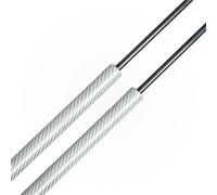 EQJSHL Amortiguador De Gas Para Maletero De Para Land Para Rover Para Discovery 3 4 Estate 2004-2016 L319 LR3 LR4 483 Mm Soporte Para Portón Trasero Resortes de Gas para Maletero(Plata)