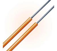 EQJSHL Amortiguador De Gas Para Maletero De Para Land Para Rover Para Discovery 3 4 Estate 2004-2016 L319 LR3 LR4 483 Mm Soporte Para Portón Trasero Resortes de Gas para Maletero(Naranja)