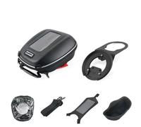EQJSHL Bolsa para Depósito De Combustible con Brida para H&Onda para CB500X, NT1100, CMX1100T, CMX1100, CMX1100D, CMX1100A, Rebel 1100 (2019-2024) Bolsas de Cuero y alforjas(E.Complete Set Bag)
