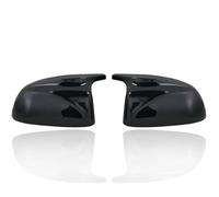 EQJSHL Carcasa Y Cubierta Protectora para Espejos Laterales De para X3 G01, IX3, X4 G02, X5 G05, X6 G06 Y X7 G07 Cubierta Espejo Retrovisor(Negro Brillante)