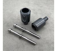EQJSHL Deslizadores De Chasis De Motocicleta, Protectores Antichoque Y Anticaídas para H&Onda para CBR 600 RR 600RR para CBR600RR para CBR600 RR 2003-2006 Deslizadores De Marco(Carbón)