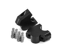 EQJSHL Elevador De Manillar De Motocicleta para H&Onda NT1100 1100 NT 2022 - Altura De Elevación 35 Mm Adaptador Extensión Abrazadera Elevador Manillar Abrazaderas elevadores Manillar(Negro)