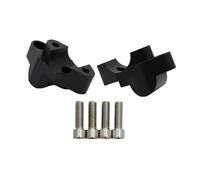 EQJSHL Elevador De Manillar para Motocicleta para CFMOTO 700MT, Abrazadera Montaje, Piezas Elevación, 700 MT ADV 2024-2025 Elevador Manillar CNC(Negro)