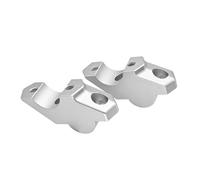 EQJSHL Elevador De Manillar para Motocicleta para F900GS Adventure ADV 2024-2025, Accesorios para F850GS, Extensión Y Elevación La Abrazadera del Elevador Manillar CNC(Plata)