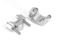 EQJSHL Elevador De Manillar para Motocicleta para Tracer 9 GT 2021-2022 - Kit Elevación con Abrazadera 20 Mm Elevador Manillar CNC(Plata1)